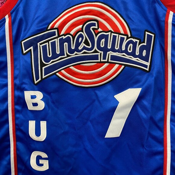 Headgear Classics Bugs Bunny Tune Squad Space Jam Basketball Jersey Large - Picture 2 of 5